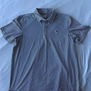 Vineyard Vines Performance Polo Dallas Cowboys NFL Men’s Medium Blue Striped
